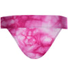 Tie Dye Pink Demi Cheeky Cut Bikini Bottom