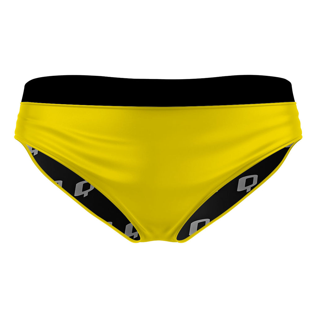 Yellow Classic Sports Bikini Bottom