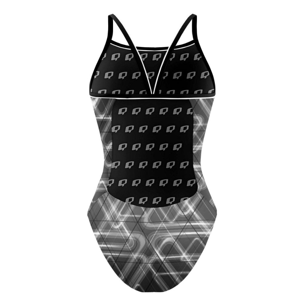 Neon Night - Sunback Tank Swimsuit