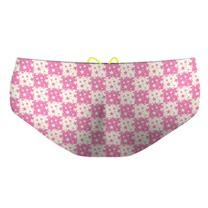Pink Plaid Stars - Classic Brief Swimsuit
