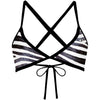Zebra - Tieback Bikini Top