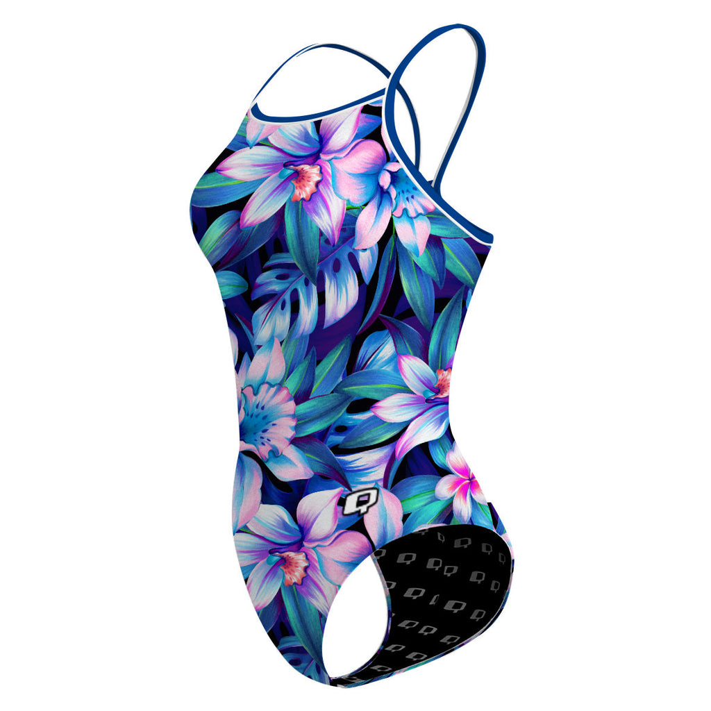 Outstanding Orchids - Skinny Strap Swimsuit