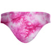 Tie Dye Pink Bandeau Bikini Bottom