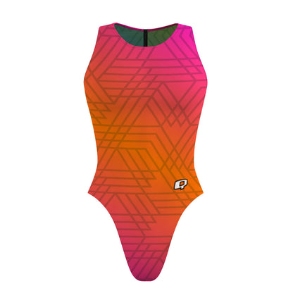 Solar Flare/Solar - Women Waterpolo Reversible Swimsuit Cheeky Cut