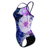 Purple Dahlias - Skinny Strap Swimsuit