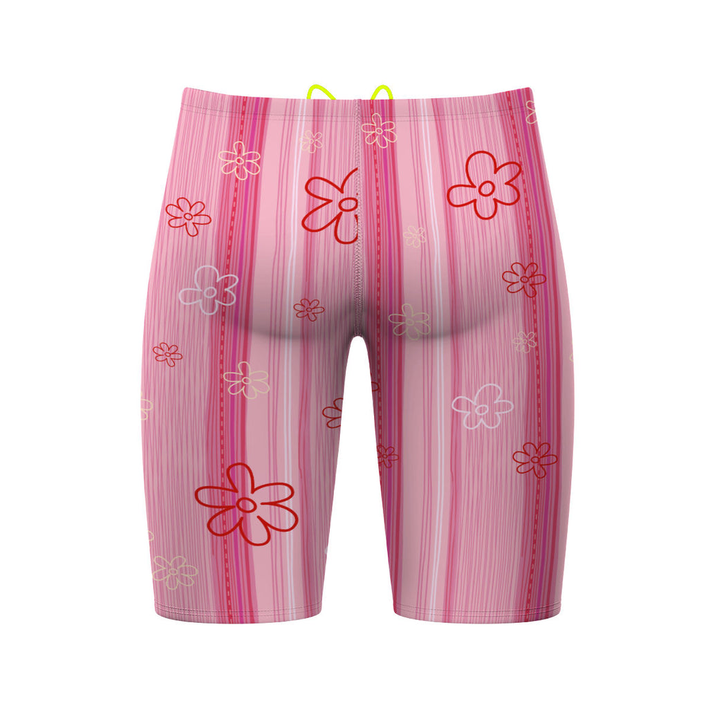 Pink Stripes - Jammer Swimsuit