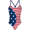 Stars and Stripes - Tieback One Piece Swimsuit