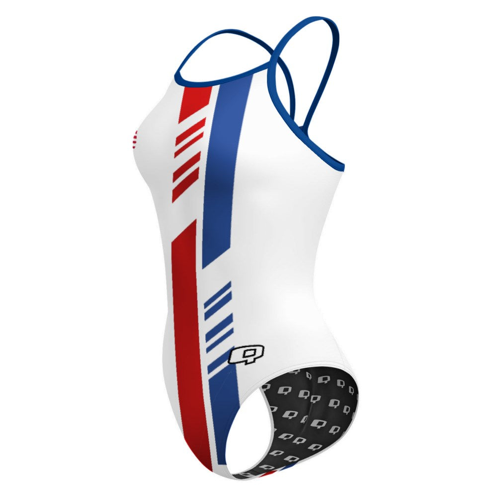 USA Star Skinny Strap Swimsuit