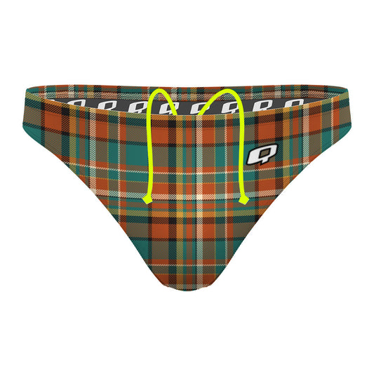 Fall Tartan WP - Waterpolo Brief Swimsuit