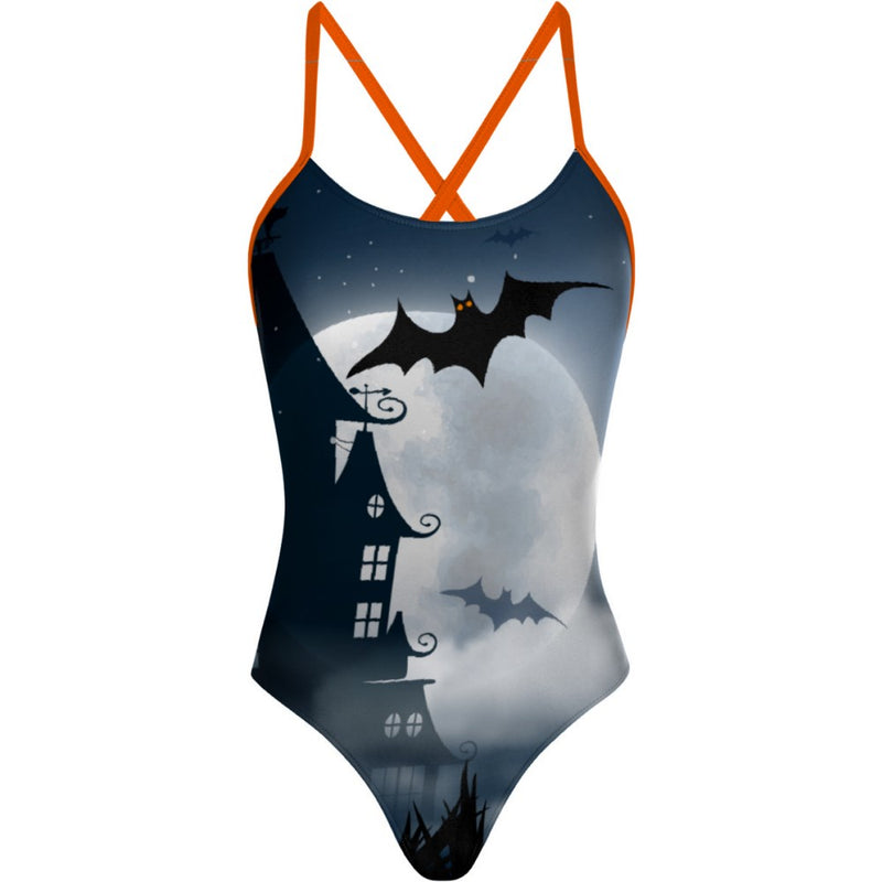 Scary Bats - Tieback One Piece Swimsuit