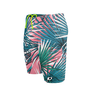 Pink Palm Jammer Swimsuit