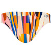 Sunset Orange Squares - Bandeau Bikini Bottom
