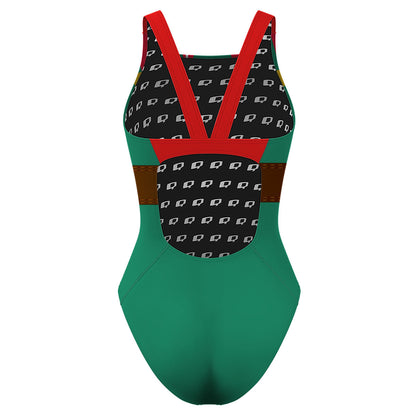 Santa's Helper Classic Strap Swimsuit