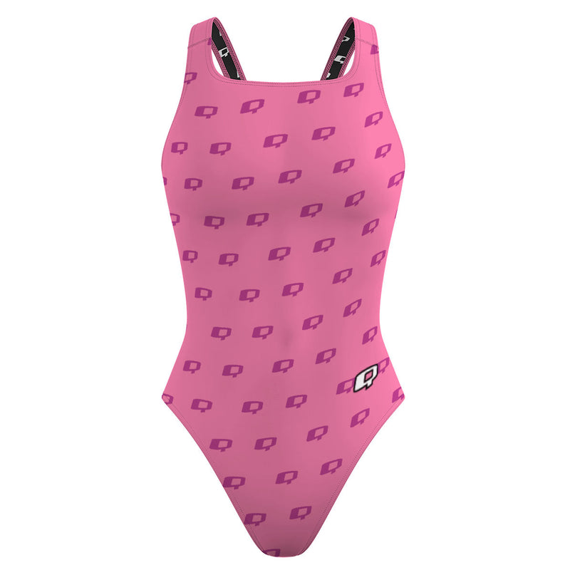Pink Q - Classic Strap Swimsuit