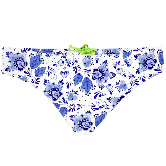 Delft Blue - Bandeau Bikini Bottom