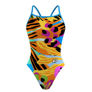 Underwater Spring - Sunback Tank Swimsuit