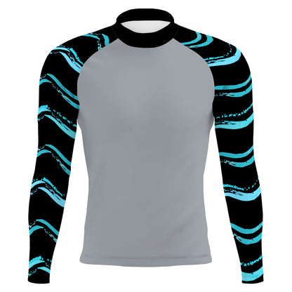 Little Waves - Men's Surf UPF50+ Long Sleeve Rash Guard