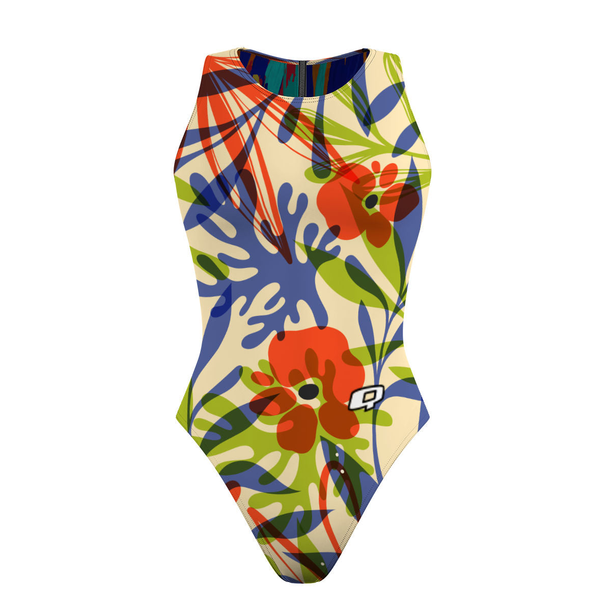 Cozumel/Buttercup Women Waterpolo Reversible Swimsuit Classic Cut