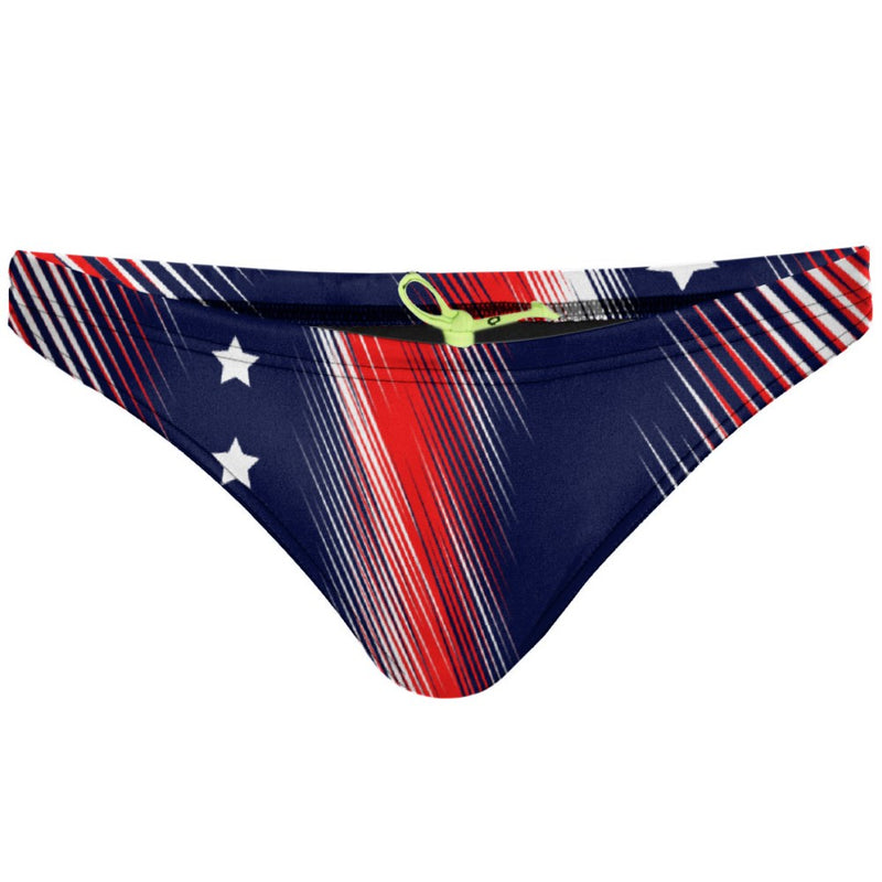 Honor Flag Tieback Bikini Bottom