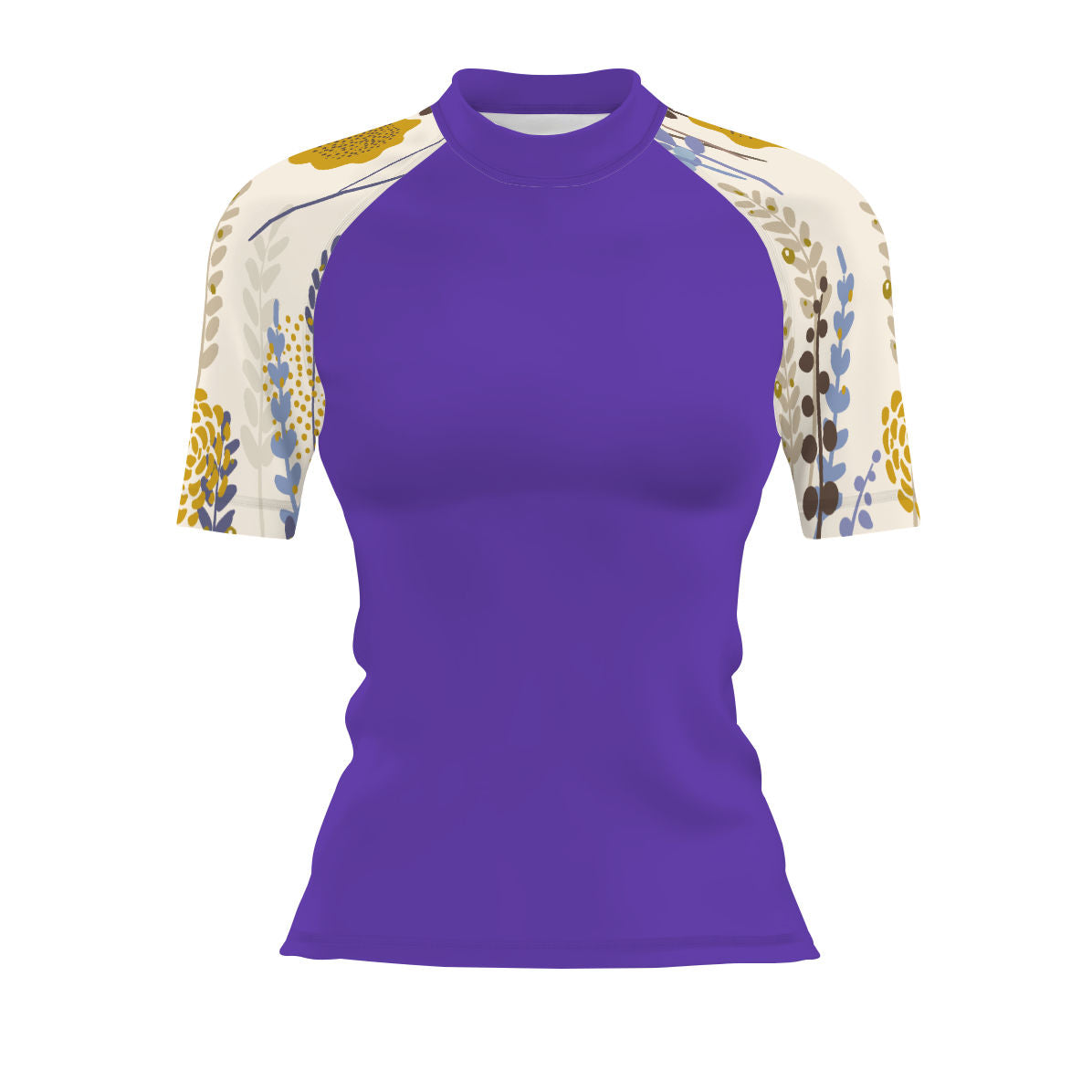 Lavender - Women's Surf UPF50+ Short Sleeve Rash Guard