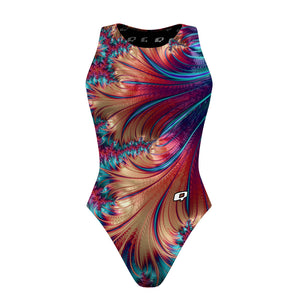 Fibonacci Feathers - Women Waterpolo Swimsuit Classic Cut