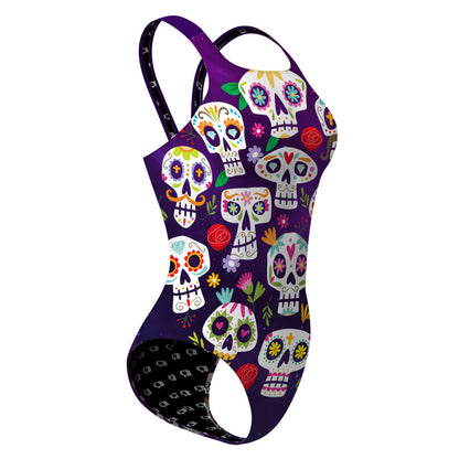 Calaveritas - Classic Strap Swimsuit