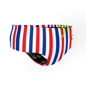 July Stripes Classic Brief Swimsuit