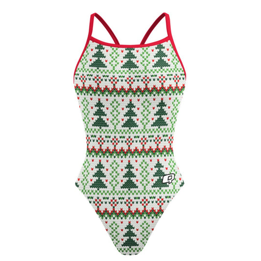 Winter Wonderland Skinny Strap Swimsuit