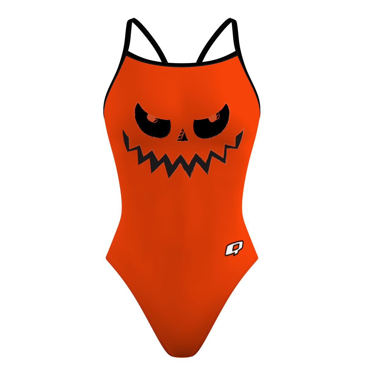 Evil Pumpkin - Skinny Strap Swimsuit