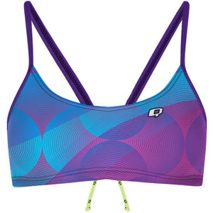 Spunky Waves Bandeau Bikini Top