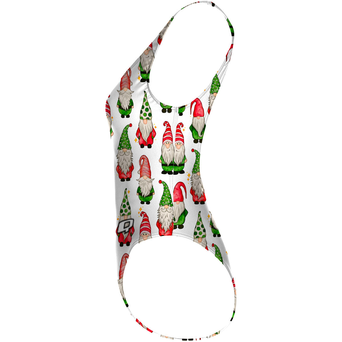 Xmas Gnomes - High Hip One Piece Swimsuit
