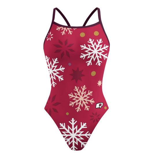 Red Snowflake Bliss Swimsuit