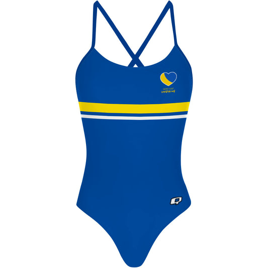 Ukraine - Tieback One Piece Swimsuit