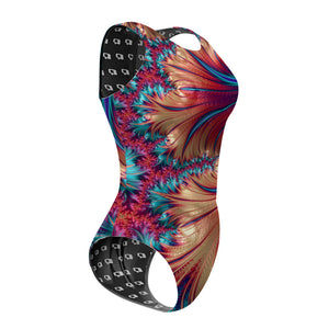 Fibonacci Feathers - Women Waterpolo Swimsuit Classic Cut