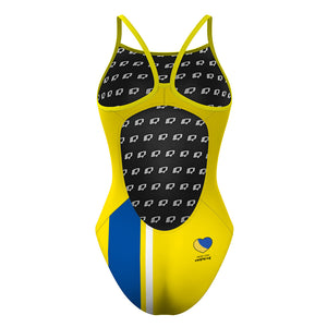 Ukraine - Skinny Strap Swimsuit