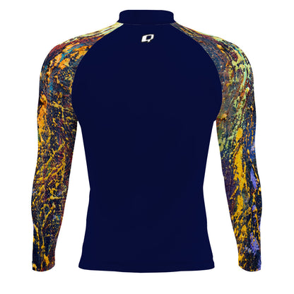 Paint Splatter - Men's Surf UPF50+ Long Sleeve Rash Guard