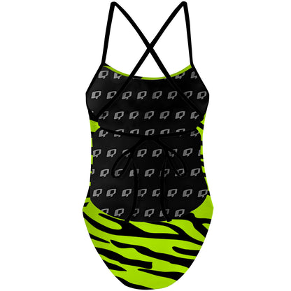 Spring Tiger - Tieback One Piece Swimsuit