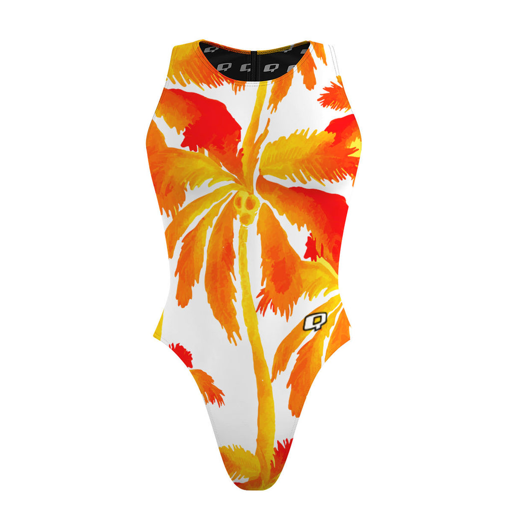 Palms - Women Waterpolo Swimsuit Cheeky Cut
