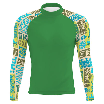 Tiki Waves - Men's Surf UPF50+ Long Sleeve Rash Guard