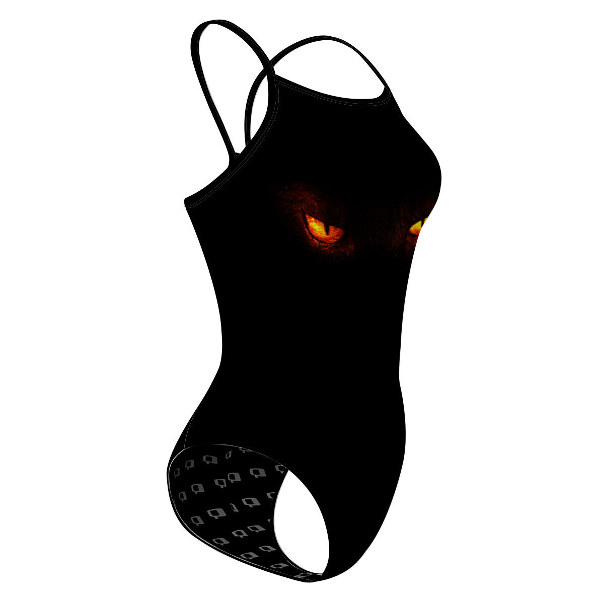 Scary Eyes - Skinny Strap Swimsuit