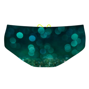 Winter Green Glitter - Classic Brief Swimsuit