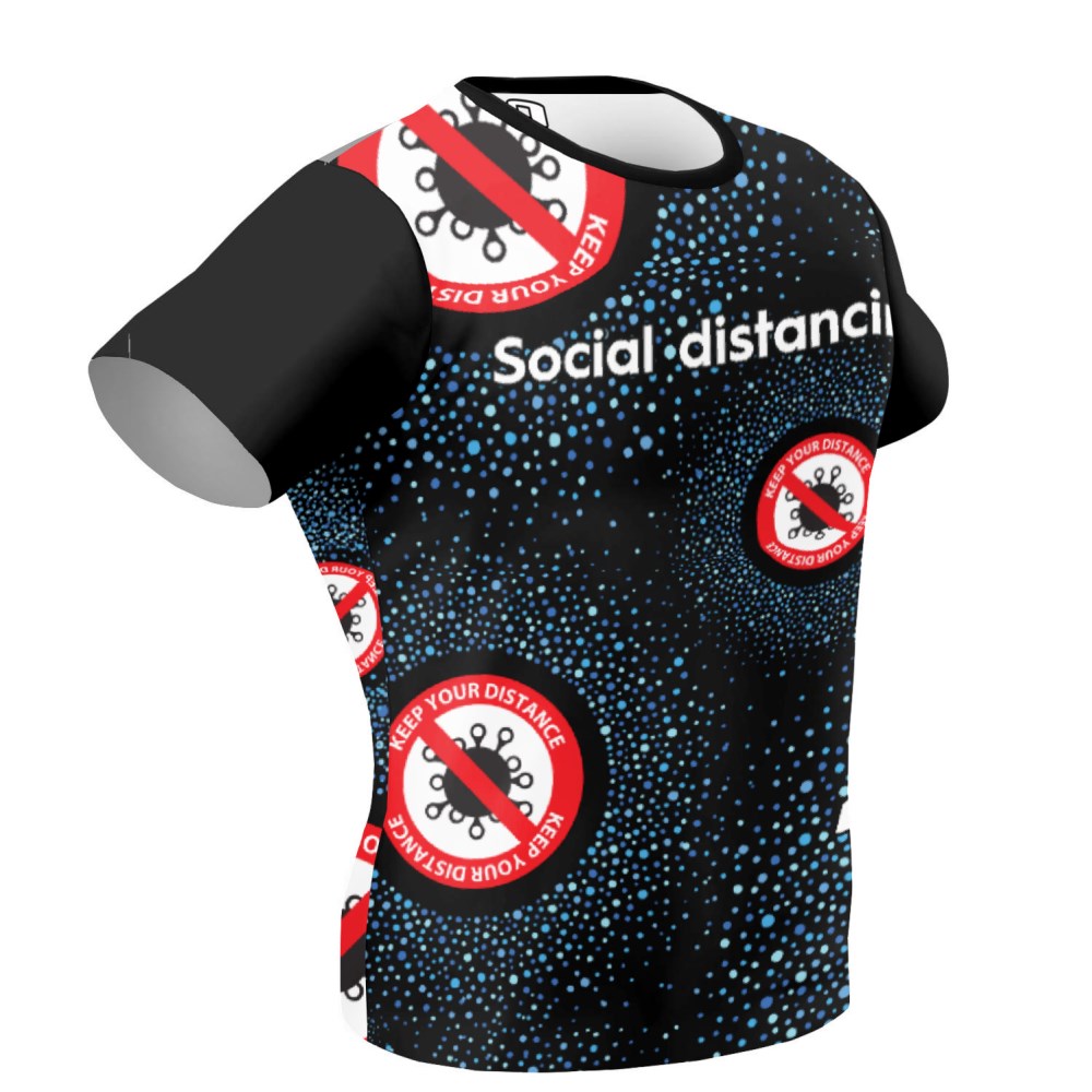Be safe social distancing Performance Shirt