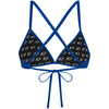 Blue Suede - Tieback Bikini Top