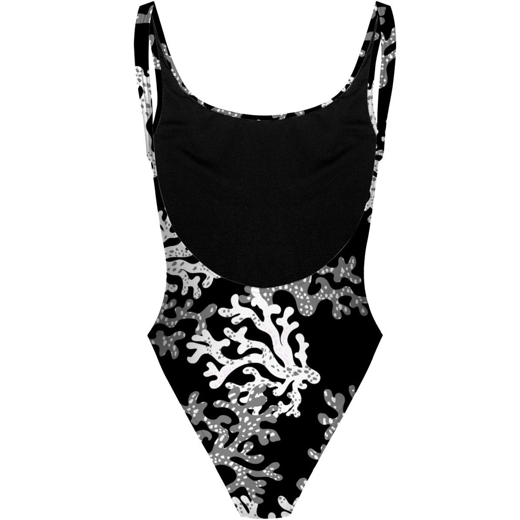 Black Coral - High Hip One Piece Swimsuit