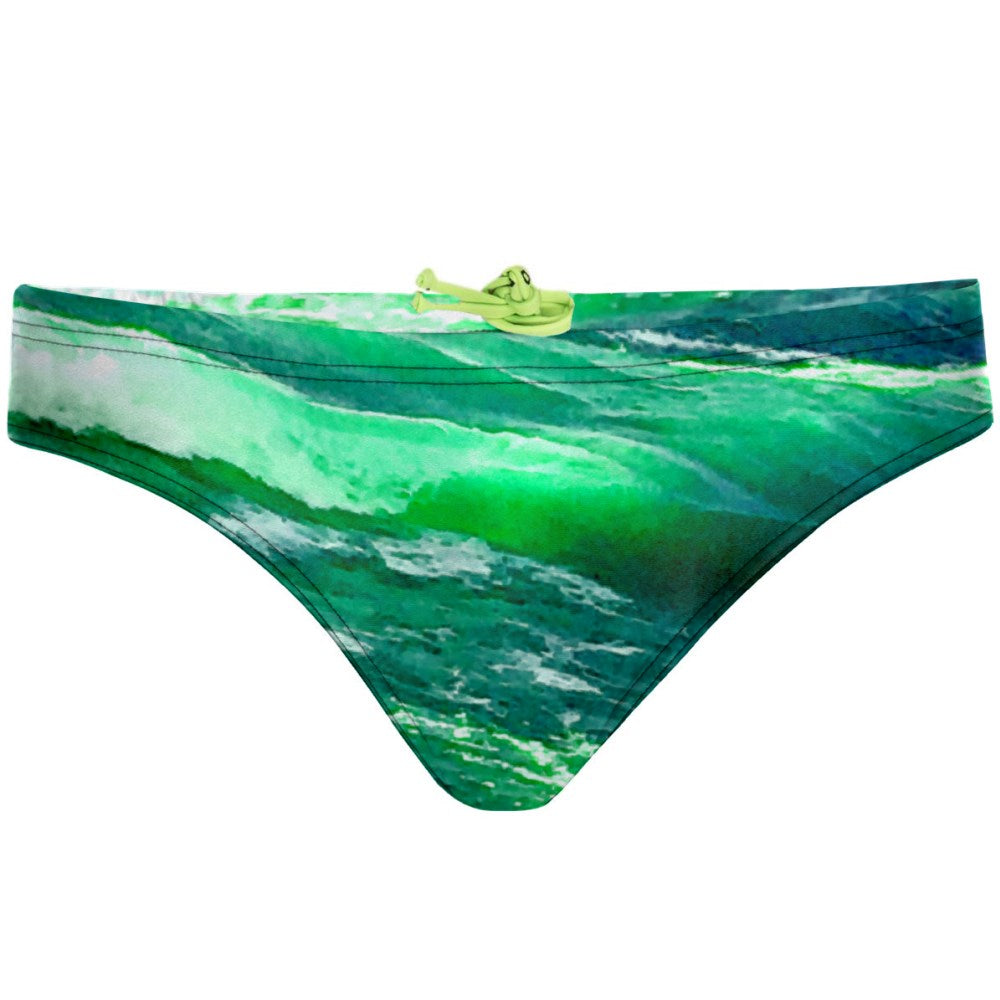 Emerald Waves 3B - Bandeau Bottom