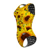 Sunny Sunflowers - Women Waterpolo Swimsuit Classic Cut