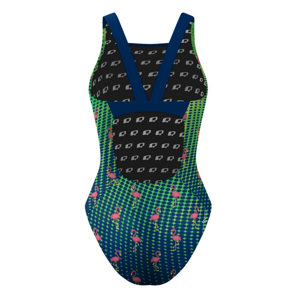 Party Flamingos Classic Strap Swimsuit