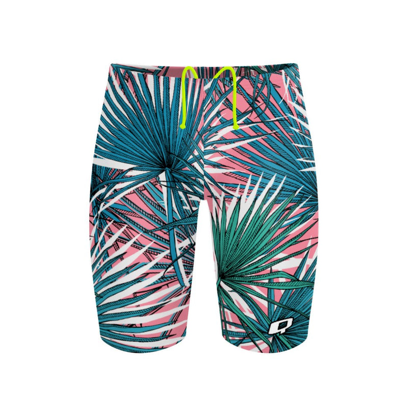Pink Palm Jammer Swimsuit