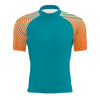 Bengal Stripes - Men's Surf UPF50+ Short Sleeve Rash Guard