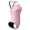 Pink Plaid - Classic Strap Swimsuit
